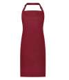 BR500 Brand Lab Adjustable Bib Apron Burgundy colour image